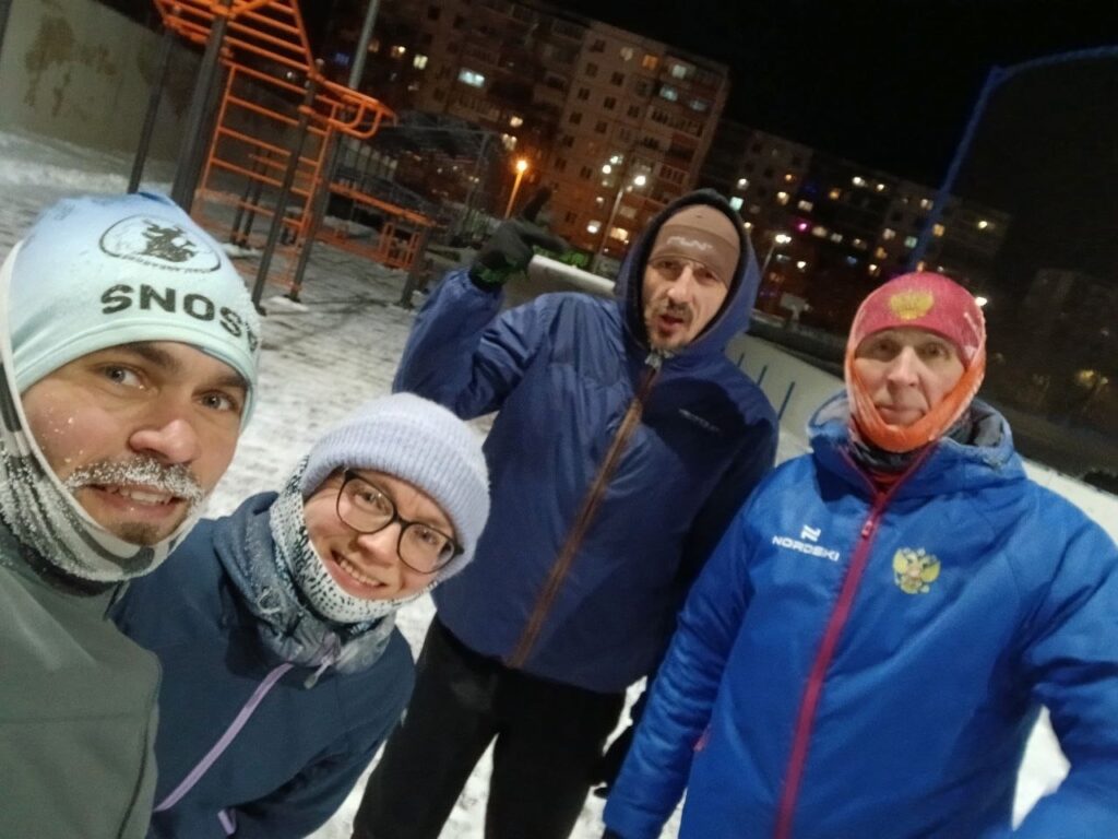 Бег в мороз −16 °C: тренировка RUN4FUN